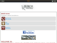 Tablet Screenshot of burchpt.com